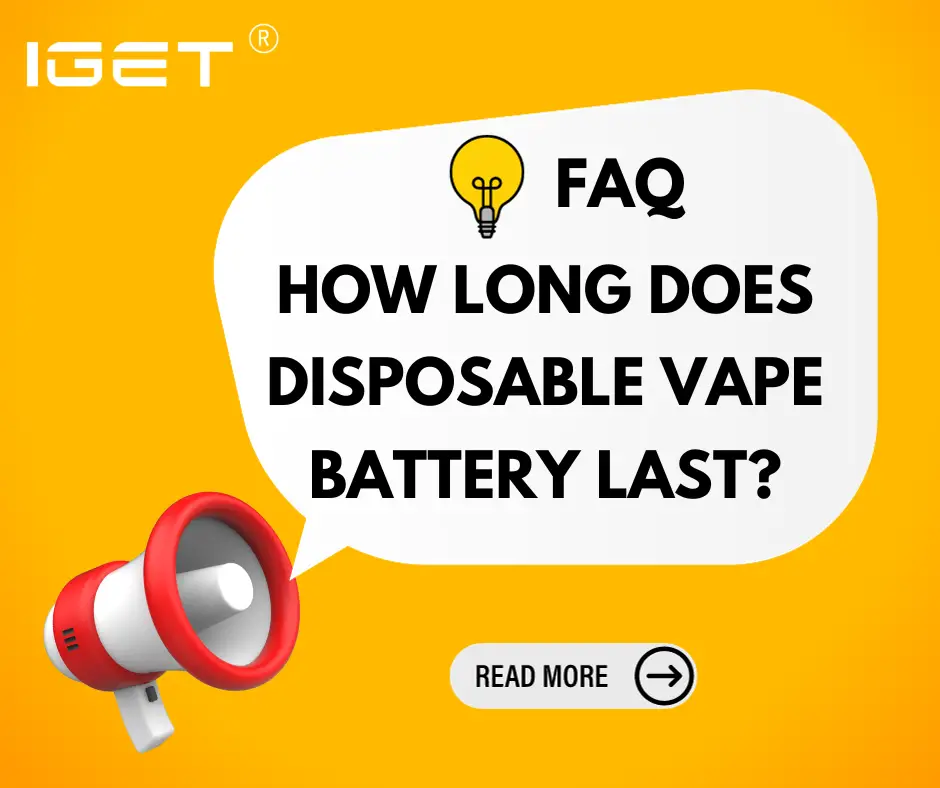 how long does disposable vape battery last