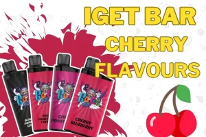 IGET Bar Cherry Flavours display