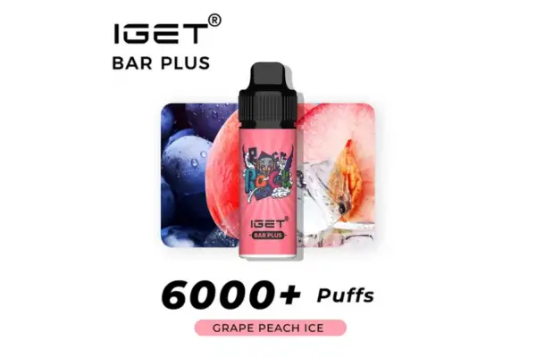 IGET Bar Plus flavours review new flavours IGET Bar Plus grape peach ice