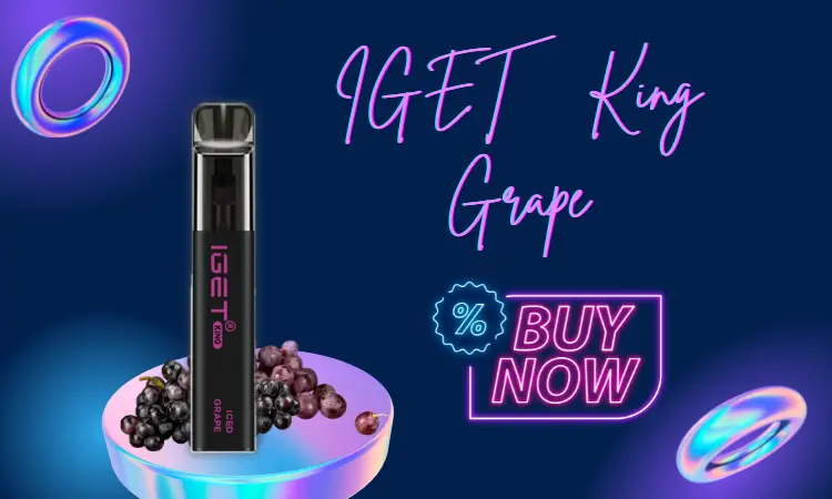 IGET King review -grape flavour