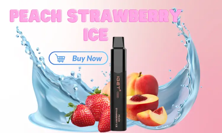 IGET Legend peach strawberry ice flavour