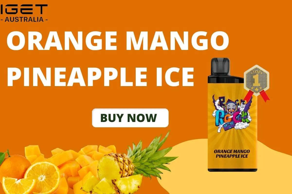 IGET Bar orange mango pineapple ice flavour