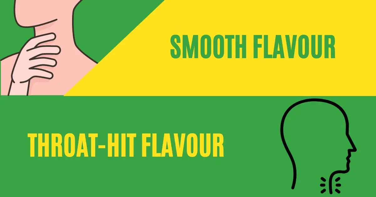 iget hot vs iget legend: smooth flavour and throat hit flavour display