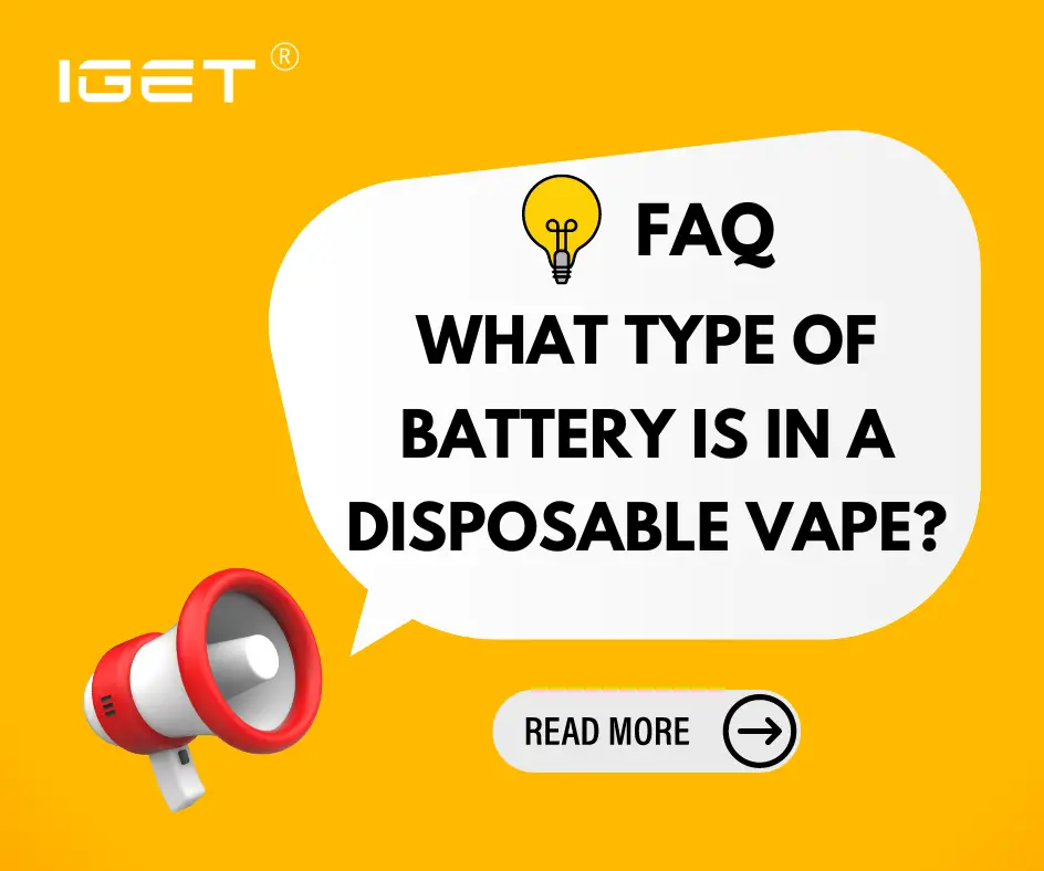 what type of battery is in a disposable vape